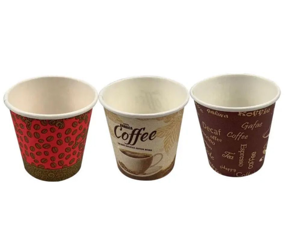 4oz Single Hot Paper Cup Supply Custom Logo