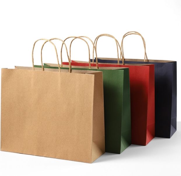 Support Custom Size Logo Stock Paper Bag