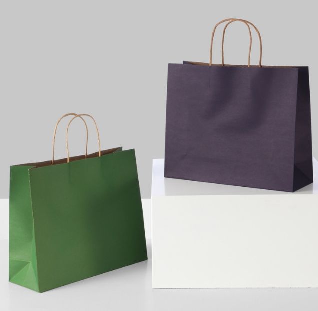 Support Custom Size Logo Stock Paper Bag