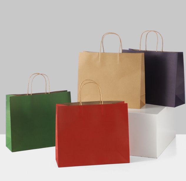 Support Custom Size Logo Stock Paper Bag